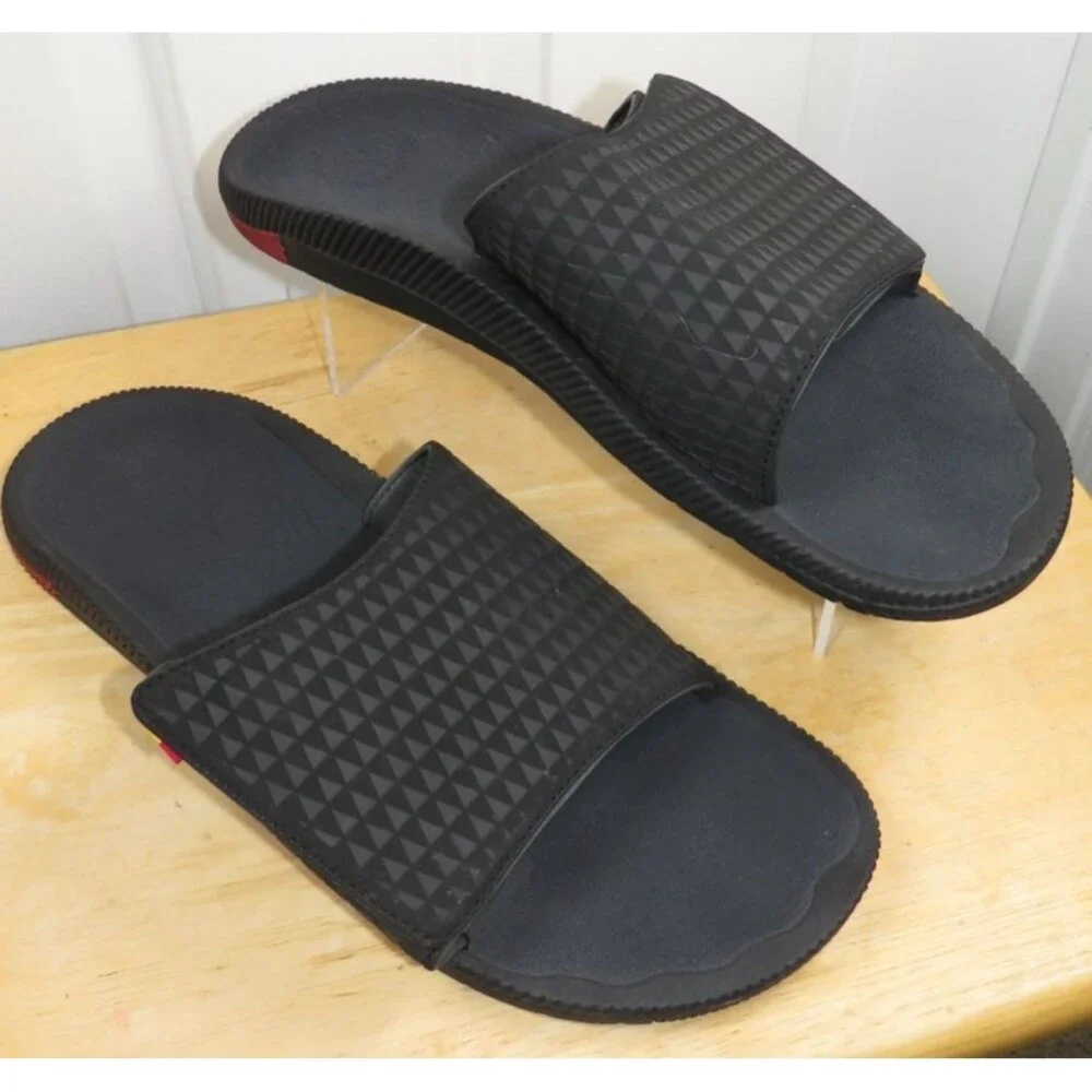Olukai Halo Olu-M Slide Sandals Hook & Loop Adjustable Men's Size US 14/EU 47